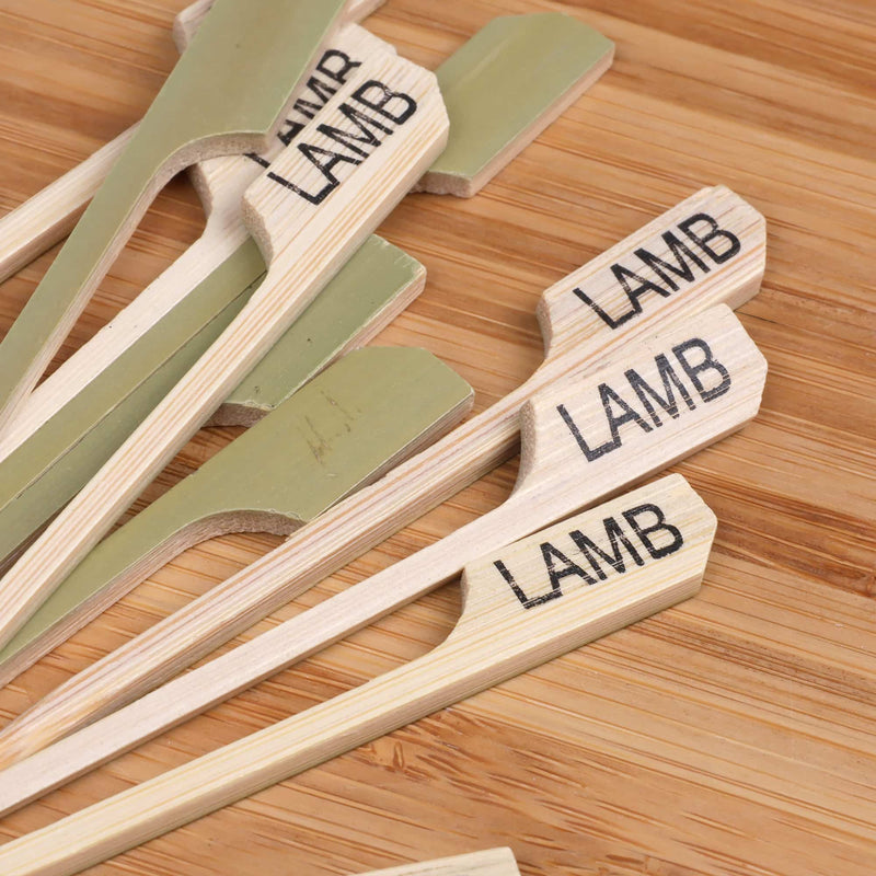 Lamb Bamboo Paddle Food Pick