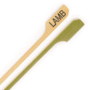 BambooMN bamboo paddle pick lamb meat label food marker