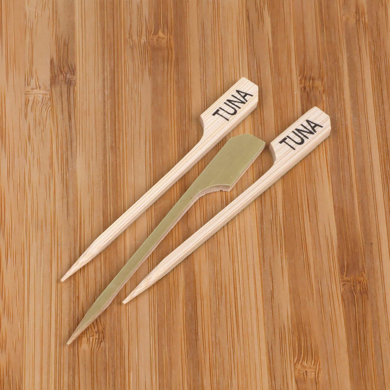 Tuna Bamboo Paddle Food Pick