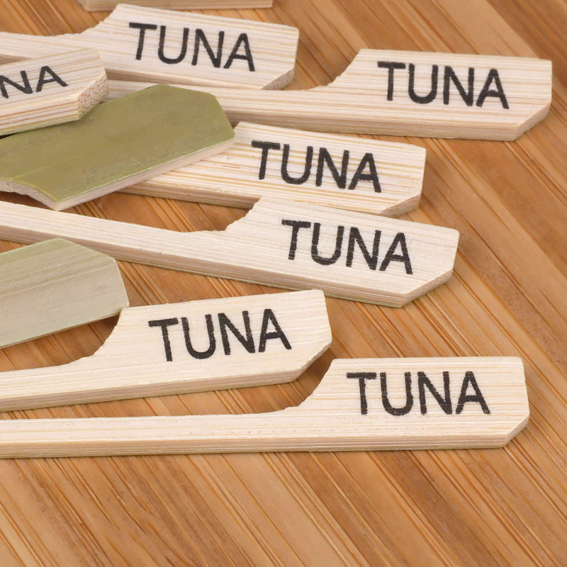 Tuna Bamboo Paddle Food Pick