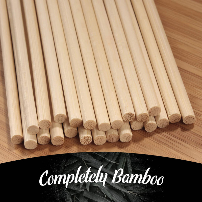 Bamboo Short Sharp Point Round Skewers ends made from