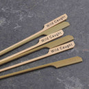 bamboo wild caught paddle pick skewers renewable food safe sturdy fish 8.3"