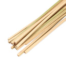 natural bamboo square skewers bottoms
