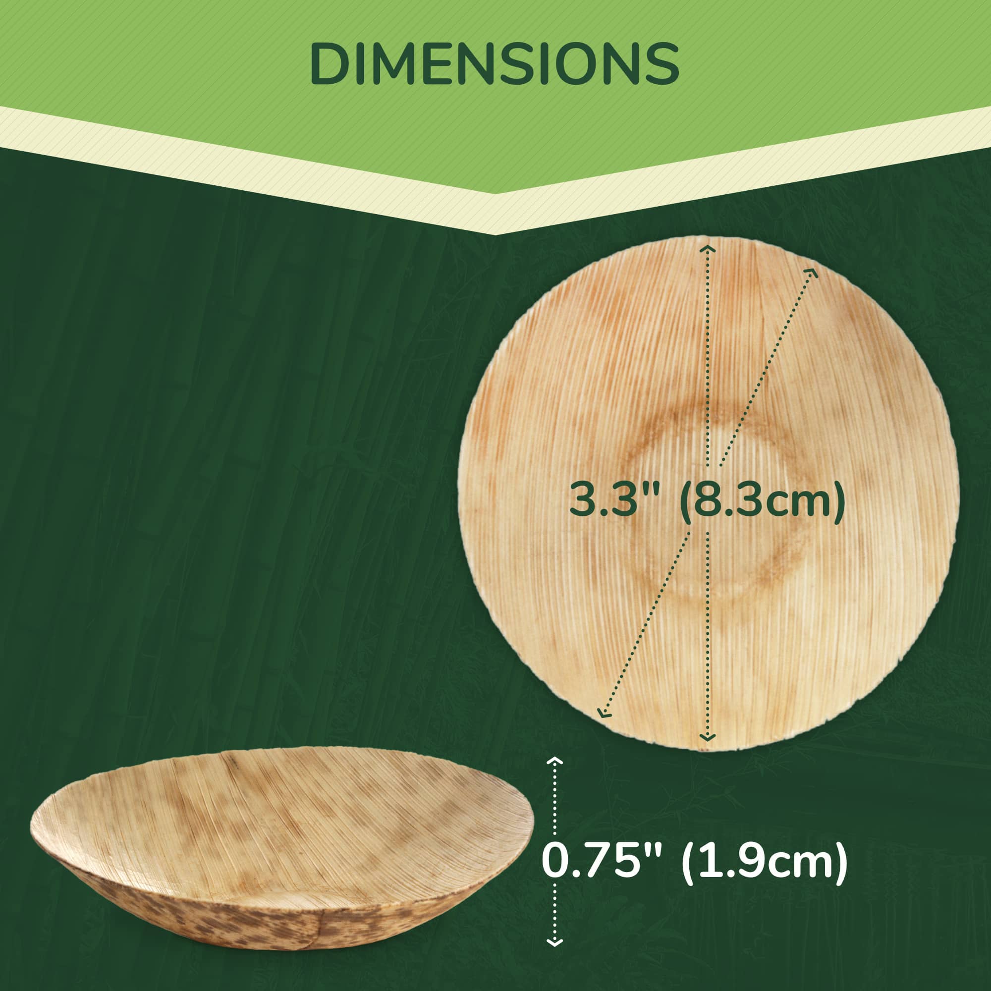 Shallow Thermo Pressed Small Leaf Dish