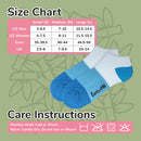 unisex bamboo ankle socks size chart