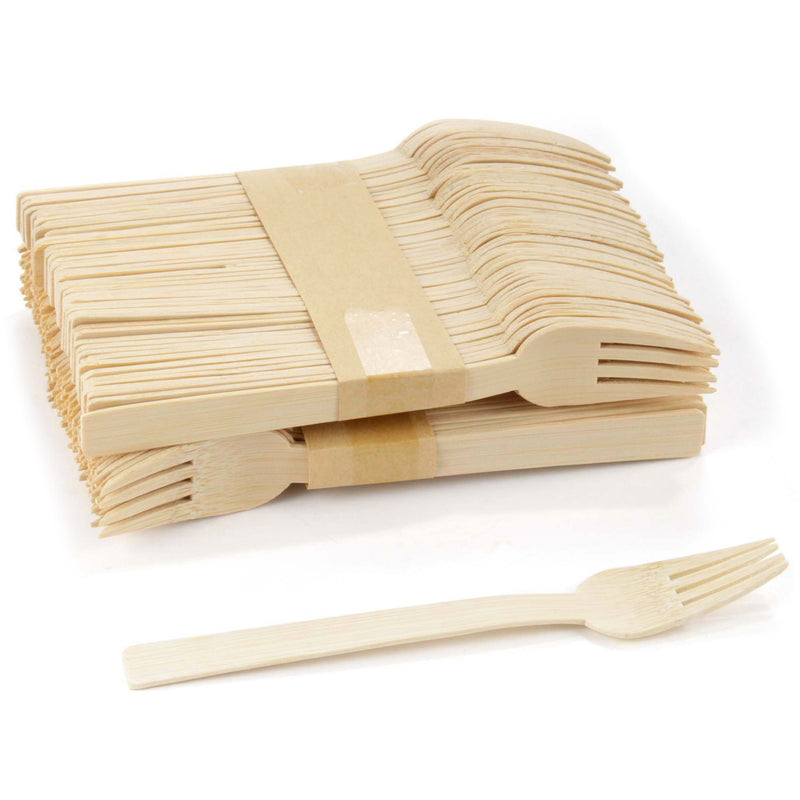 bulk bamboo veneer disposable forks