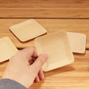 A small 3.5 inch disposable plate is great four dipping sauces or small food quantities