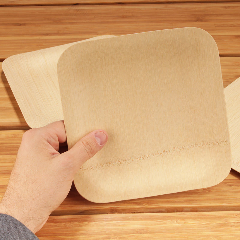 The 7 inch disposable plate is a great meduim size plate for foods like sandwiches and burgers