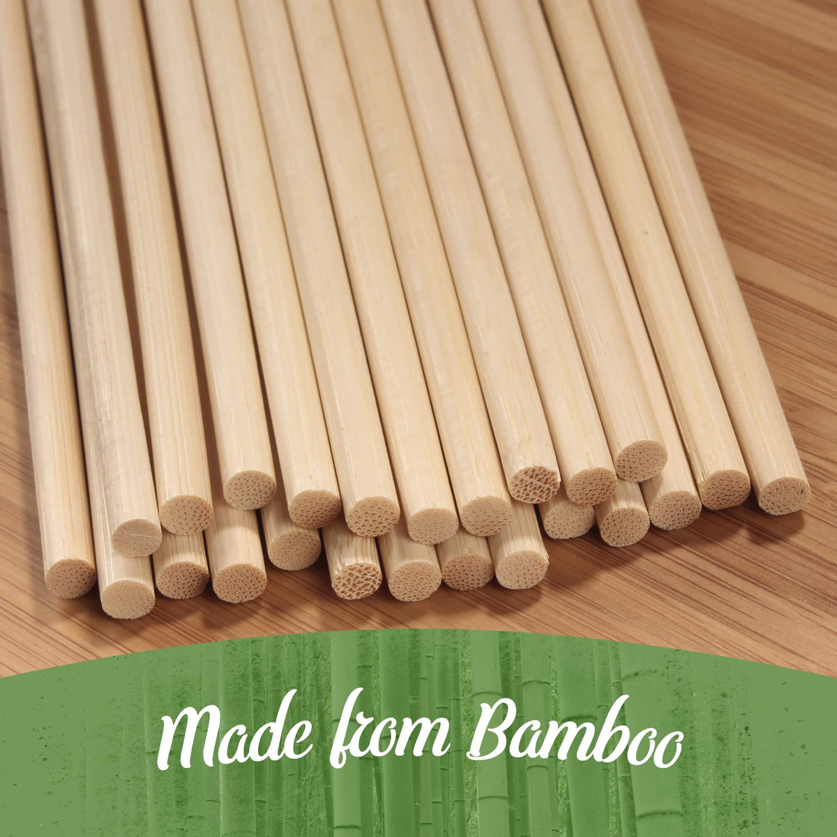 bambus sperrholz 5mm 5mm Semi Point Round Bamboo Skewers