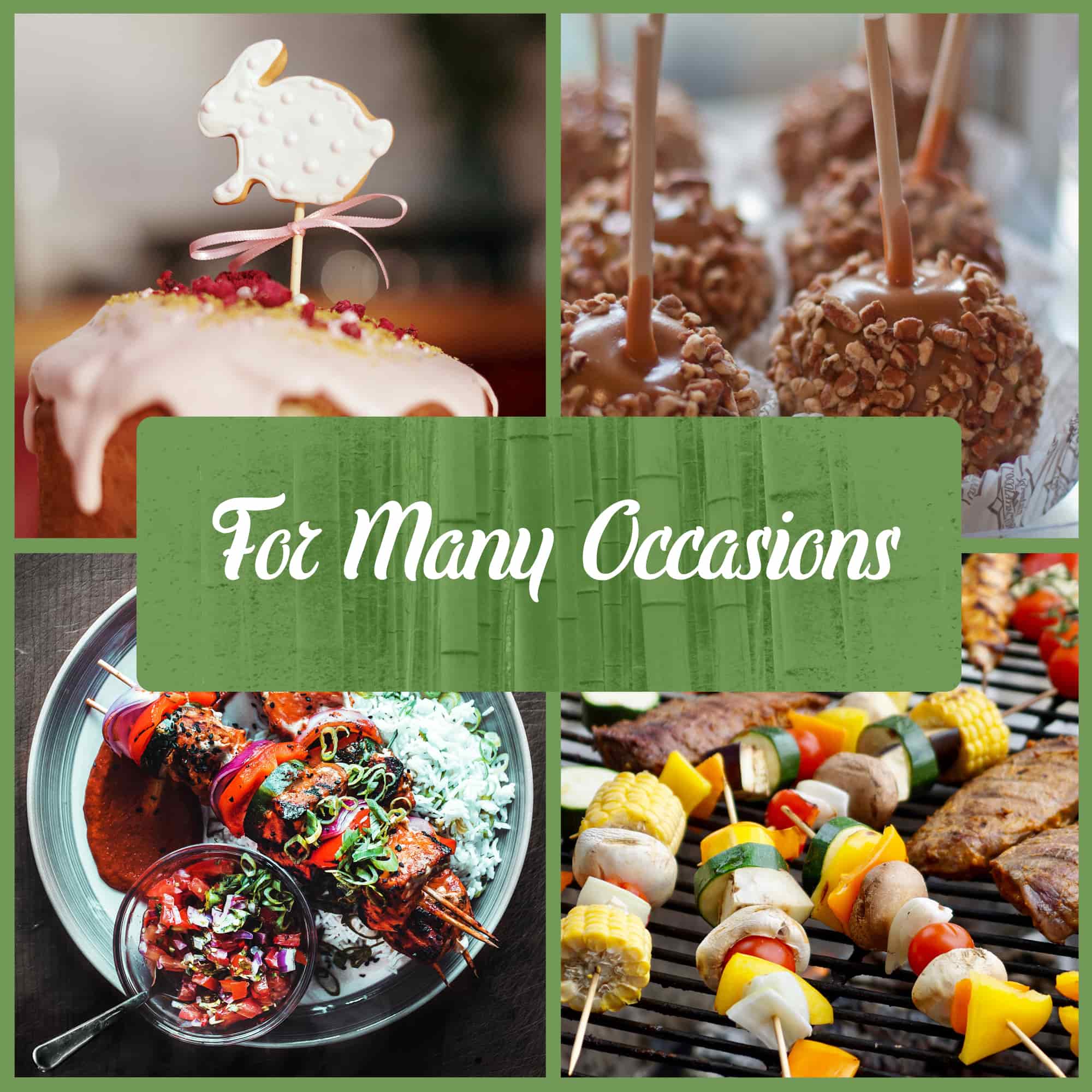 bamboomn corn dog candy caramel apple cake pop topper kebab bamboo skewers for all occasions