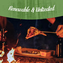 bamboo skewer kebab pizza bonfire fire flames pit patio camping backpacking hiking renewable untreated disposable