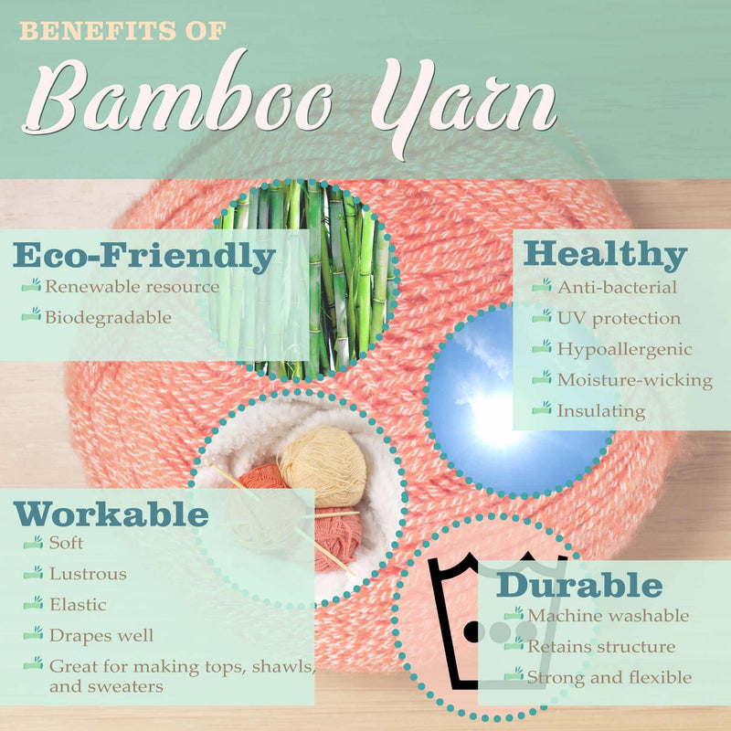 JubileeYarn Bamboo Dynasty Yarn - 12 Skein Variety Pack Super Fine Weight
