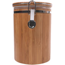 Hinged Cylindrical Large Bamboo Containers