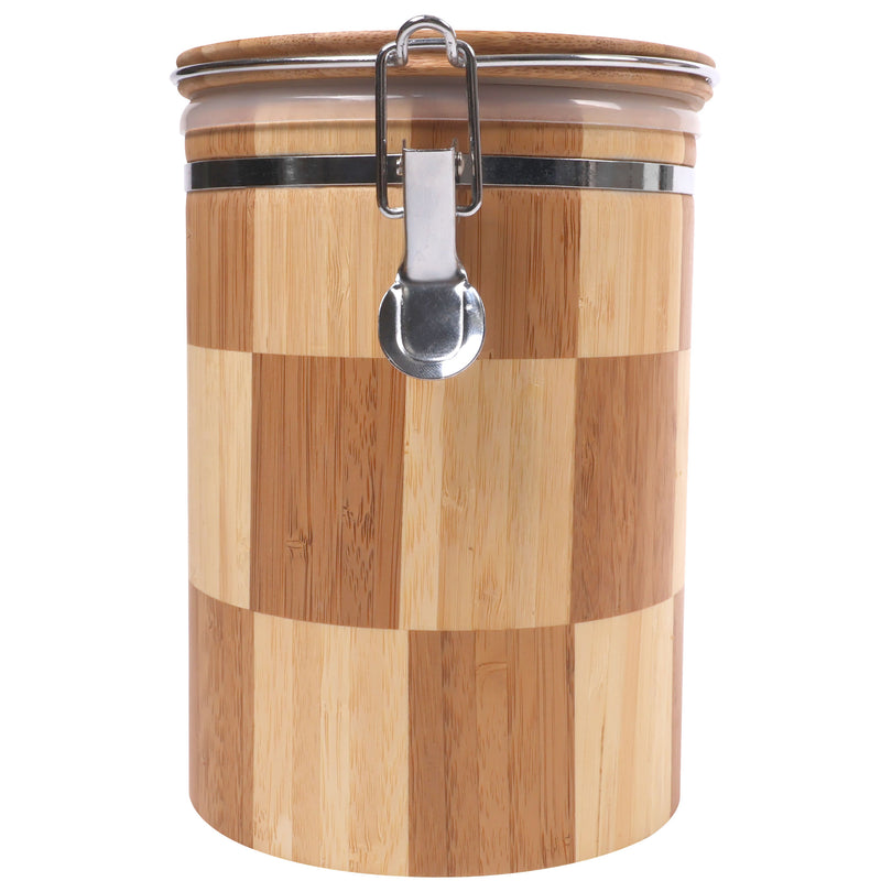 Hinged Cylindrical Large Bamboo Containers