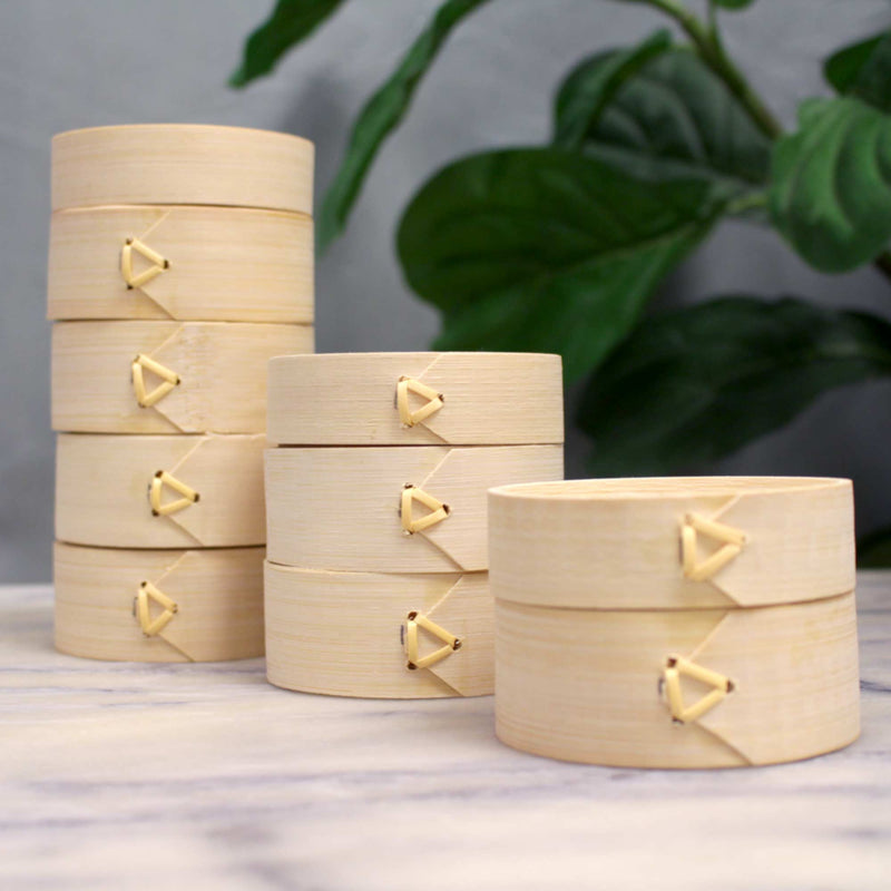 Bamboo Mini Steamer with Lid