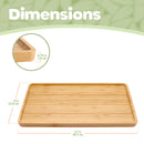 Bamboo Rectangular Serving Tray