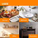 Bamboo Reusable Tiger Stripe Serving Trays