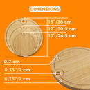 Round Bamboo Cutting Boards