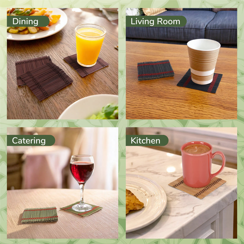 Bamboo Matchstick Coasters