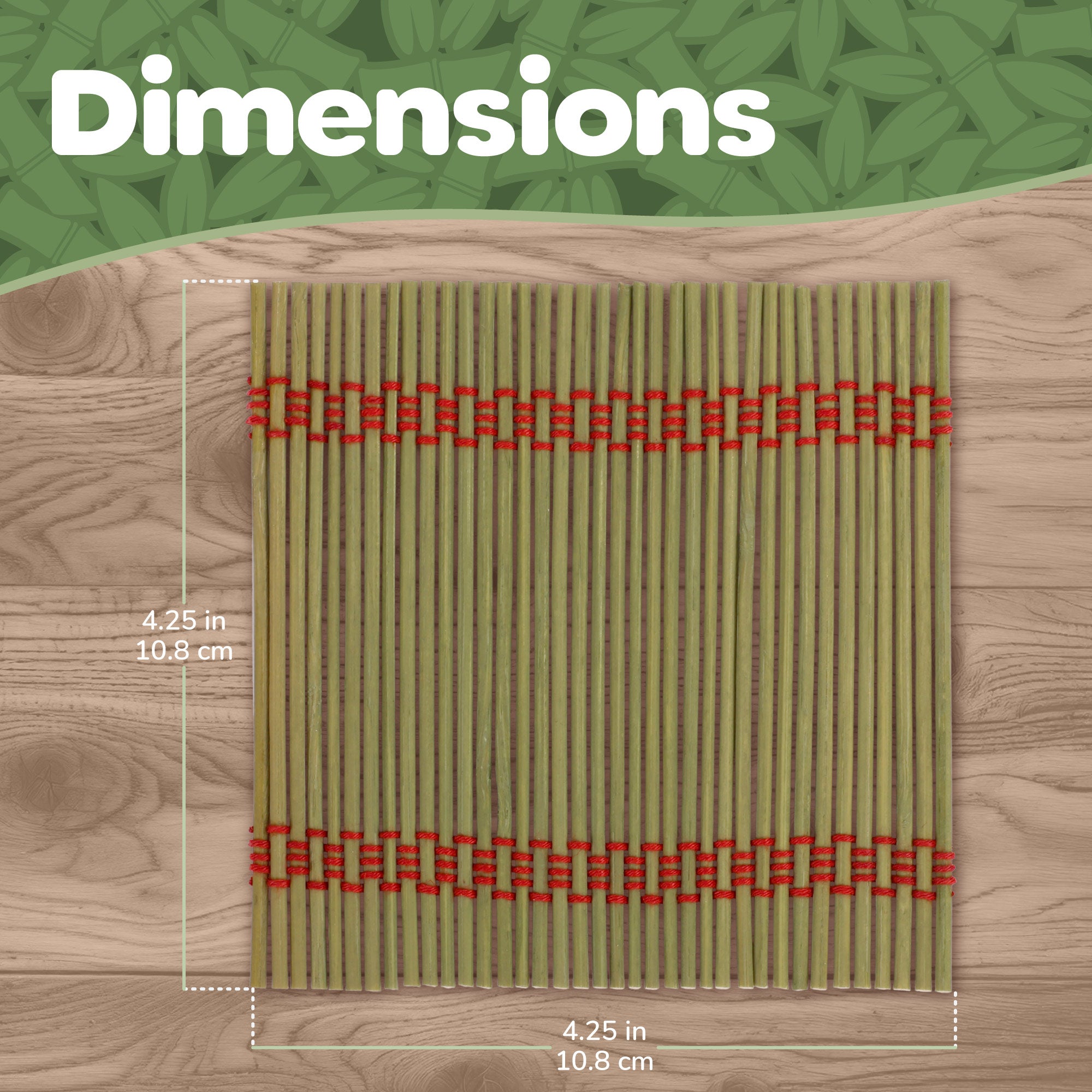 Bamboo Matchstick Coasters
