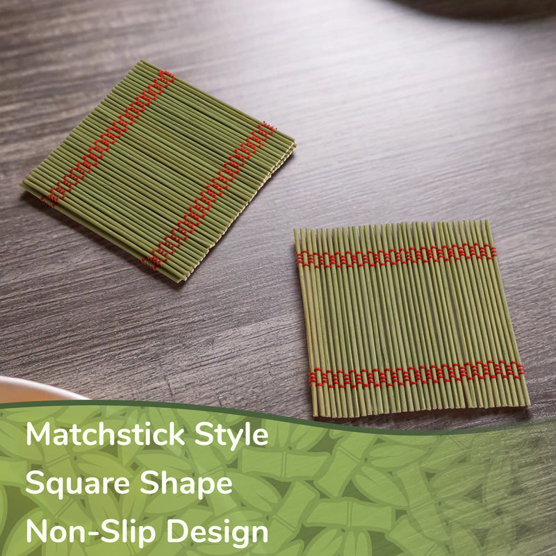 Bamboo Matchstick Coasters