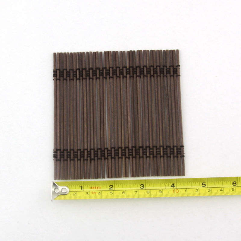 Premium Bamboo Matchstick Coasters - 4.25" x 4.25" - Square