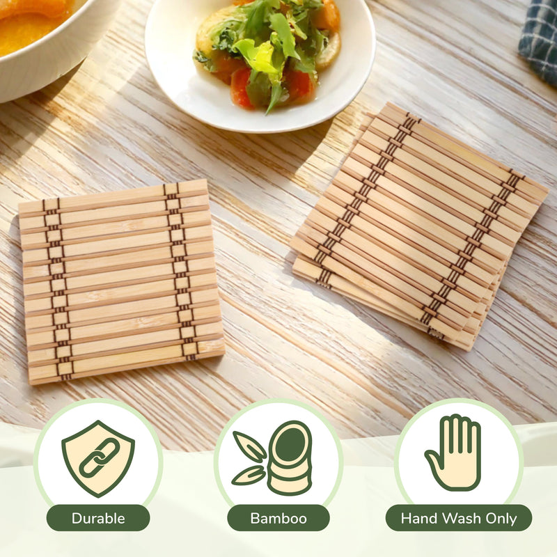 Bamboo Slat Coasters