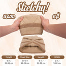 luxe charmed double layer beanie is stretchy and warm