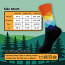 size chart mens and womens unisex socks