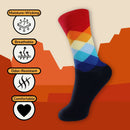 moisture wicking, breathable, odor-resistant and comfortable bamboo crew socks