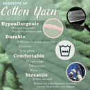 cotton blend yarn material chart