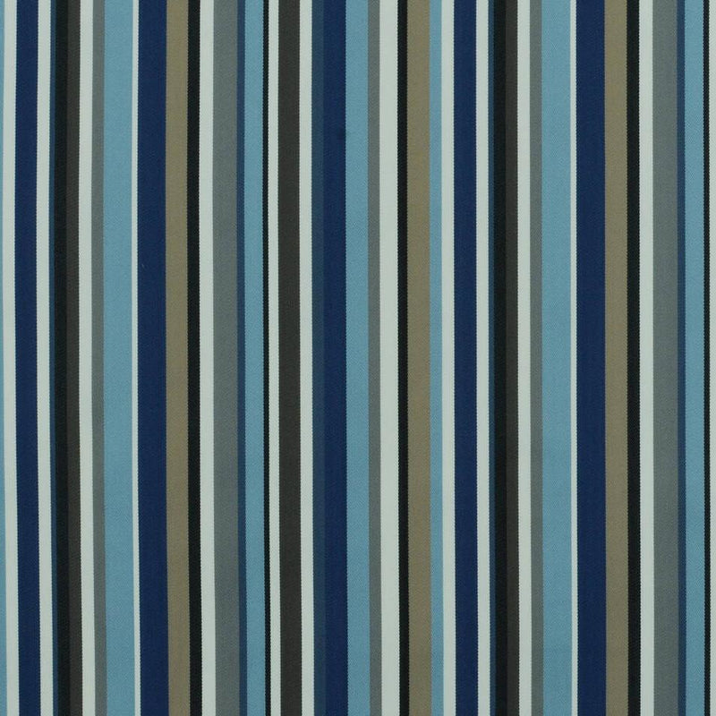 Covington SD Reef Stripe 51 Denim Upholstery Fabric