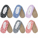 cozy womens slippers 6 pack assortment
