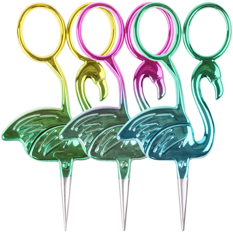 Flamingo Embroidery Scissors