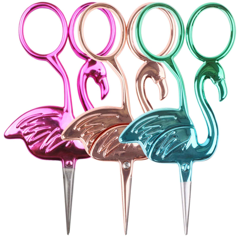 Flamingo Embroidery Scissors