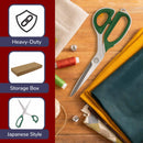 green japanese stainless steel scissors