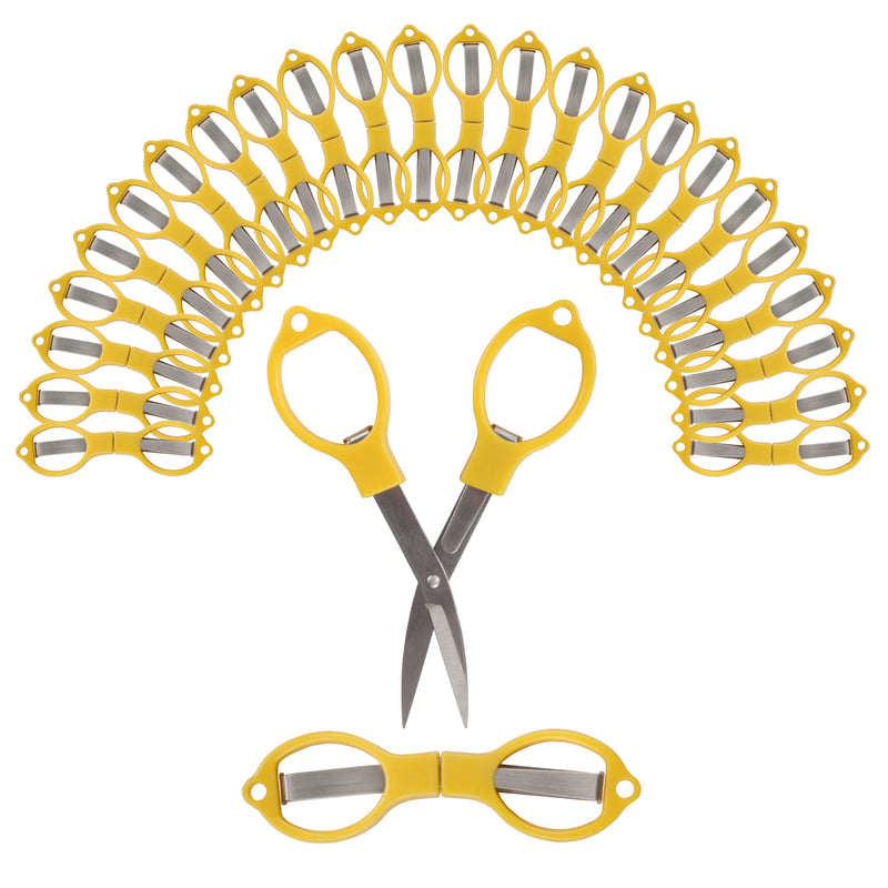Yellow bulk scissors pack