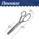 heavy duty stainless steel scissors dimensions
