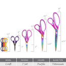 small medium large shears