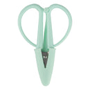 small travel scissors with cover - green
