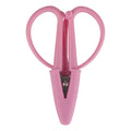 small travel scissors with cover - pink