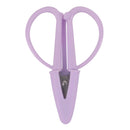 small travel scissors with cover - purple
