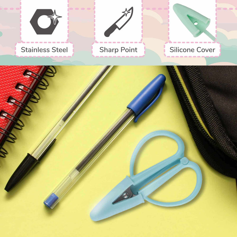 small travel scissors with cover