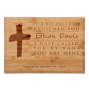 Baptism Custom Engraved Bamboo Plaque