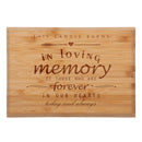 Memorial Custom Engraved Bamboo Plaque
