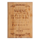 Retirement Custom Engraved Bamboo Plaque