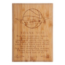 Coach Thank You Custom Engraved Bamboo Plaque