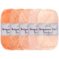 orange bright gradient crochet yarn