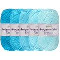 light blue dark blue gradient yarn