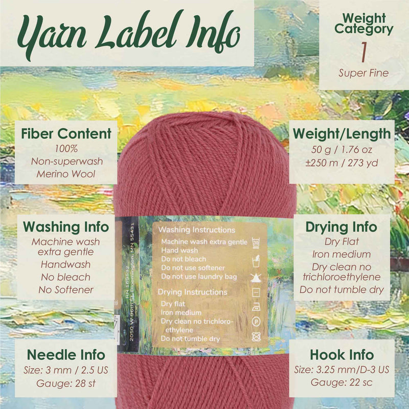 merino non-superwash wool skeins for yarn knitting and weaving 